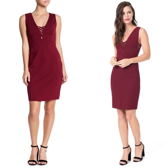 Cupcakes and Cashmere Beet Red Zody Dress - Picture 2 of 4